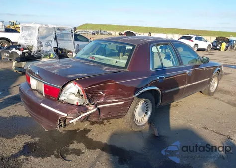 2001 Mercury Grand Marquis Ls из США, поврежденный, VIN 2MEFM75W01X688393